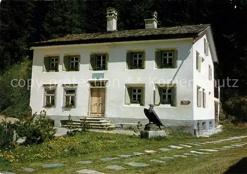 AK / Ansichtskarte Sils_Maria_Graubuenden Nietzsche Haus Sils_Maria_Graubuenden