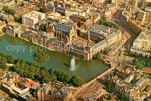 AK / Ansichtskarte Den_Haag Fliegeraufnahme Regierungsgebouwen Den_Haag