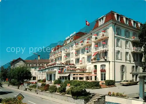 AK / Ansichtskarte Gersau_Vierwaldstaettersee Hotel Mueller Gersau_Vierwaldstaettersee