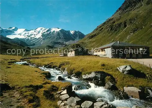 AK / Ansichtskarte Davos_GR Dischmatal Piz Grialetsch Scalettahorn Berghaus Duerrboden Davos_GR