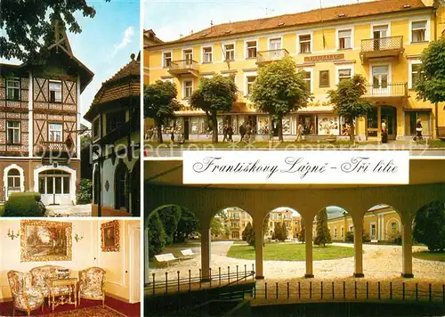AK / Ansichtskarte Frantiskovy_Lazne Lazensky dum Tri Lilie Frantiskovy_Lazne