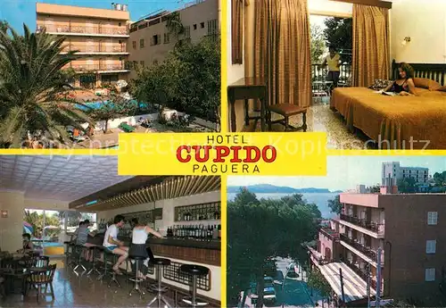 AK / Ansichtskarte Paguera_Mallorca_Islas_Baleares Hotel Cupido Pool Bar Paguera_Mallorca