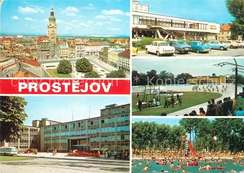 AK / Ansichtskarte Prostejov Velodrom Rstaurace Hana Strand Prostejov