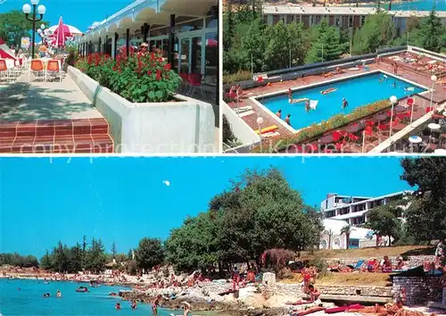 AK / Ansichtskarte Porec Plava Laguna Hoteli Lotos Strand Freibad Porec