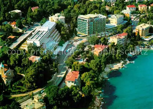 AK / Ansichtskarte Opatija_Istrien Grand Hotel Adriatic Fliegeraufnahme Opatija_Istrien
