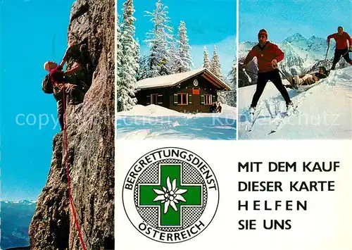 AK / Ansichtskarte Schladming_Obersteiermark Bergrettungsdienst oesterreich Schladming_Obersteiermark