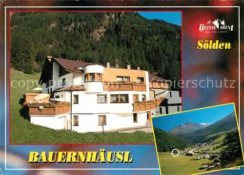 AK / Ansichtskarte Soelden_oetztal Bauernhaeusl Rechenau Soelden oetztal