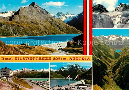 AK / Ansichtskarte Schruns_Vorarlberg Hotel Silvrettasee Stausee  Schruns Vorarlberg