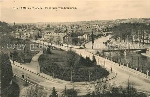 AK / Ansichtskarte Namur_sur_Meuse Citadelle Panorama vers Salzinnes Namur_sur_Meuse