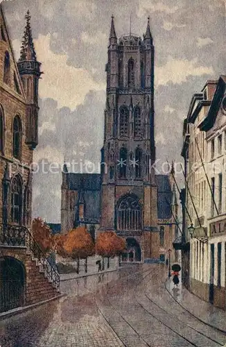 AK / Ansichtskarte Gent_Gand_Flandre Sint Baafs Hoofdkerk Gent_Gand_Flandre