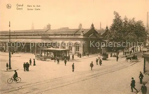 AK / Ansichtskarte Gand_Belgien Gare du Sud Gand Belgien