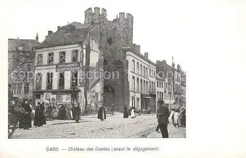 AK / Ansichtskarte Gand_Belgie Chateau des Comtes Gand Belgie