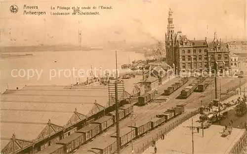 AK / Ansichtskarte Anvers_Antwerpen Le Pilotae et le coude de l Escaut Anvers Antwerpen
