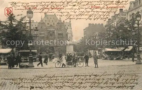 AK / Ansichtskarte Bruxelles_Bruessel Place Anneessens Bruxelles_Bruessel