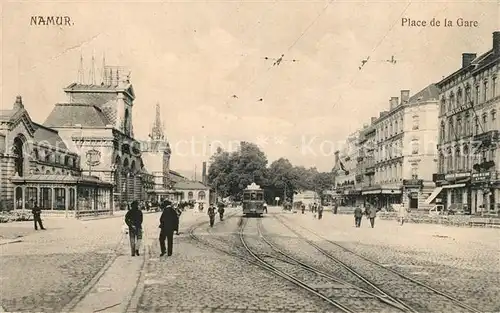 AK / Ansichtskarte Namur_sur_Meuse Place de la Gare Namur_sur_Meuse