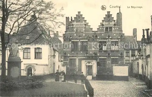AK / Ansichtskarte Courtrai_Flandre Le Beguinage Courtrai_Flandre