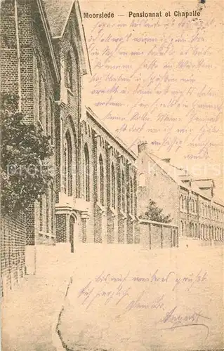 AK / Ansichtskarte Moorslede Pensionnat et Chapelle Moorslede