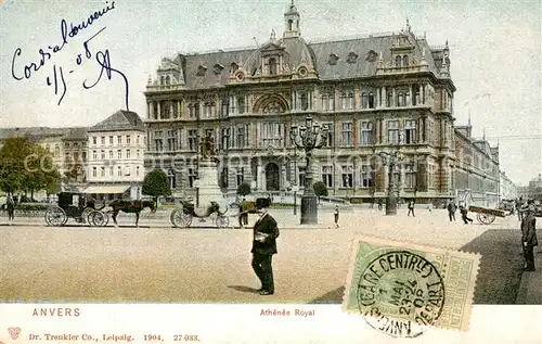 AK / Ansichtskarte Anvers_Antwerpen Athenee Royal Anvers Antwerpen