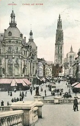 AK / Ansichtskarte Anvers_Antwerpen Canal au Sucre Anvers Antwerpen