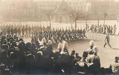 AK / Ansichtskarte 120_Regiment_IR_120_Infanterie_Ulm_Donau Parade Foto 