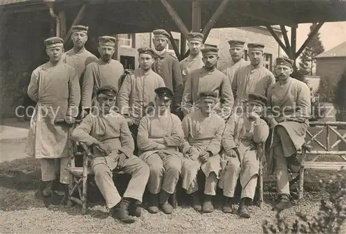 AK / Ansichtskarte Charleville Mezieres Lazarett Foto WK1 Charleville Mezieres