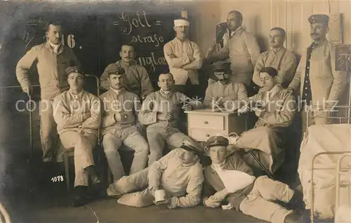 AK / Ansichtskarte Militaria_Deutschland_WK1 Lazarett Kassel Foto  