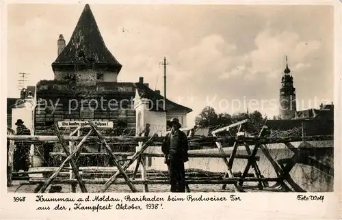 AK / Ansichtskarte Krummau_Moldau Foto Krummau Moldau