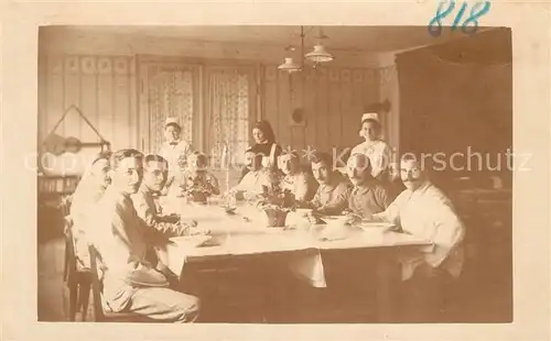 AK / Ansichtskarte Militaria_Deutschland_WK1 Lazarett Neustadt Orla Foto 