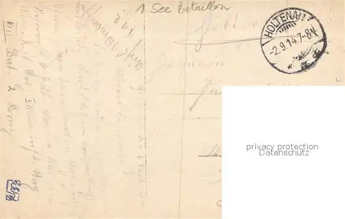 AK / Ansichtskarte 085_Regiment_IR_085_Seebataillon_Kiel Gruppenfoto Uniformen Gewehre Holtenau 