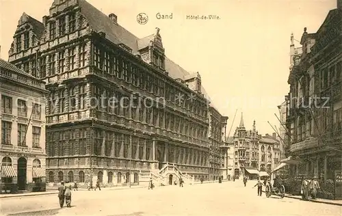 AK / Ansichtskarte Gand_Belgien Hotel de Ville Gand Belgien