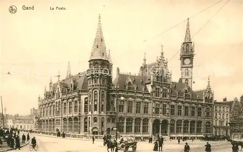 AK / Ansichtskarte Gand_Belgien La Poste Gand Belgien