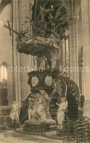 AK / Ansichtskarte Gand_Belgien Cathedrale Saint Bavon La Chaire de Verite Gand Belgien