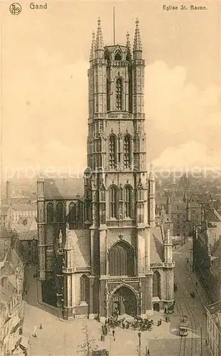 AK / Ansichtskarte Gand_Belgien Eglise Saint Bavon Serie 3 No 58 Gand Belgien