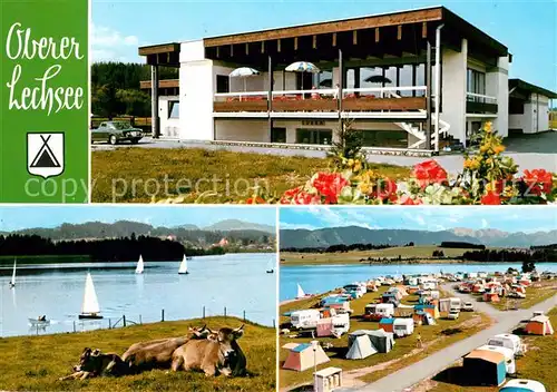 AK / Ansichtskarte Lechbruck_See Ferienplatz Oberer Lechsee Camping Lechbruck See