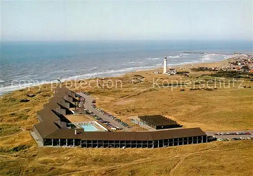 AK / Ansichtskarte Hirtshals Feriehotel Fyrklit Fliegeraufnahme Hirtshals