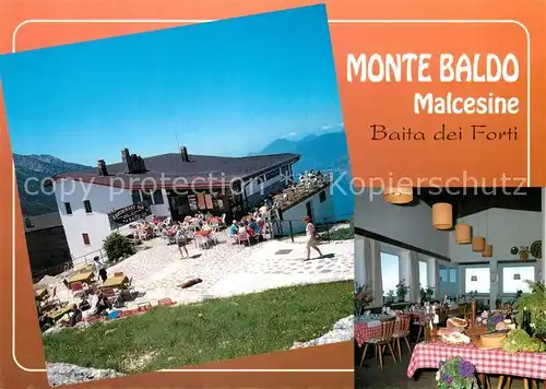 AK / Ansichtskarte Malcesine_Lago_di_Garda Monte Baldo Restaurant Baita dei Forti Malcesine_Lago_di_Garda