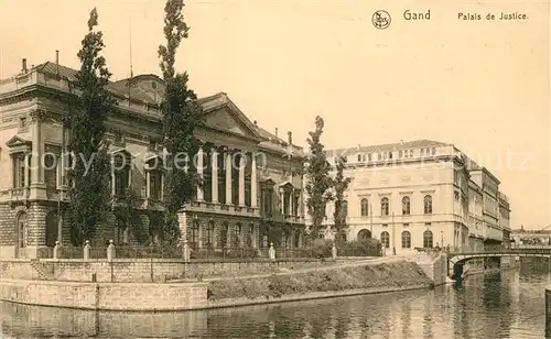 AK / Ansichtskarte Gand_Belgien Palais de Justice Justizpalast Gand Belgien