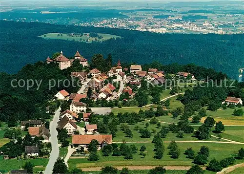 AK / Ansichtskarte Kyburg_ZH Schloss Kyburg Baudenkmal Fliegeraufnahme Kyburg_ZH