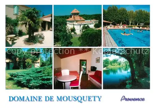 AK / Ansichtskarte Sorgues Domaine de Mousquety Provence Pool Sorgues