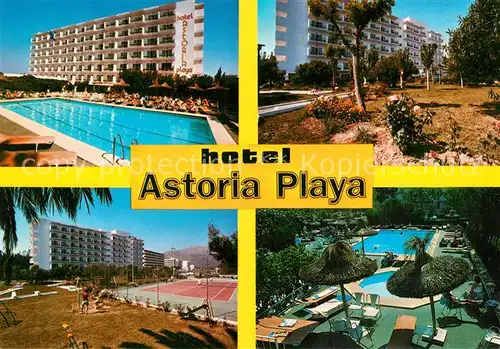 AK / Ansichtskarte Puerto_Alcudia_Mallorca Hotel Astoria Playa Pool Tennisplatz Puerto_Alcudia_Mallorca