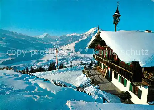 AK / Ansichtskarte Kirchberg_Tirol Blick vom Filzerhof gegen Rettenstein Gaisberg Kirchberg Tirol