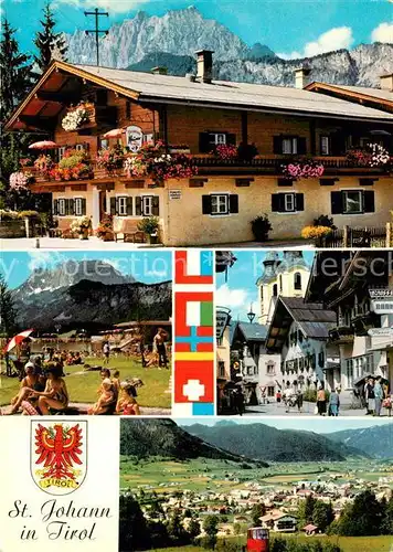 AK / Ansichtskarte St_Johann_Tirol Erholungszentrum Panorama Speckbacherstrasse Bergbahn St_Johann_Tirol