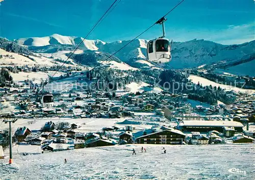 AK / Ansichtskarte Megeve Seilbahn Skigebiet  Megeve