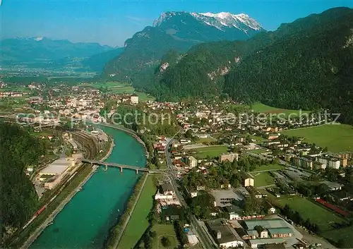 AK / Ansichtskarte Kufstein_Tirol Fliegeraufnahme mit Zahmen Kaiser Kufstein_Tirol