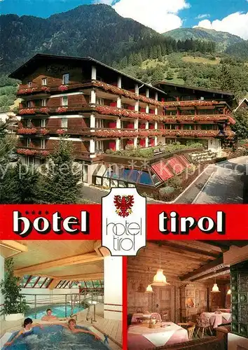 AK / Ansichtskarte Bad_Hofgastein Hotel Tirol Schwimmbad Bad_Hofgastein