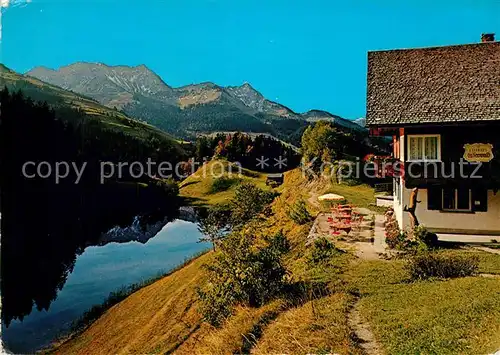 AK / Ansichtskarte Fontanella Seewaldsee gegen Breithorn Kellerspitze  Fontanella