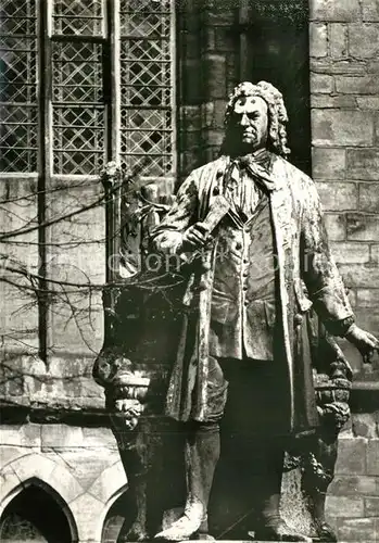 AK / Ansichtskarte Bach_Johann_Sebastian Denkmal Thomaskirche  