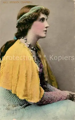 AK / Ansichtskarte Schauspieler Mrs. Patrick Campbell 