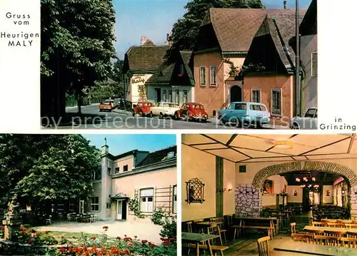 AK / Ansichtskarte Grinzing_Wien Heuriger Maly Gaststube Grinzing Wien