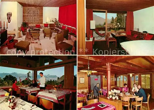 AK / Ansichtskarte Sigriswil Hotel Baeren Gastraeume Sigriswil